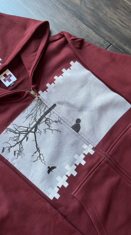 TWO SIDED WORLD HOODIE