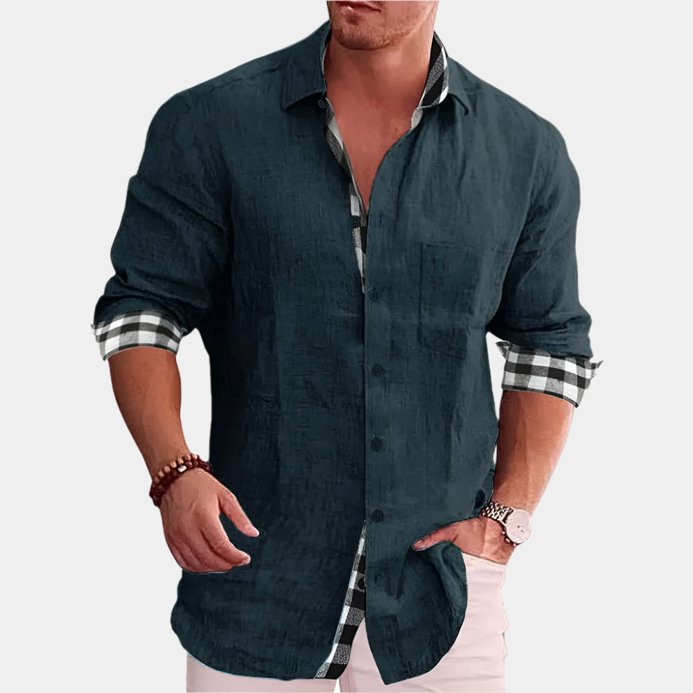 Arvenis UrbanEase Button-Down Shirt - Arvenis Co.