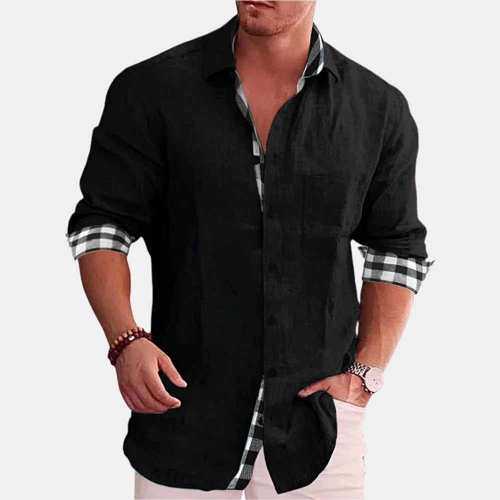 Arvenis UrbanEase Button-Down Shirt - Arvenis Co.