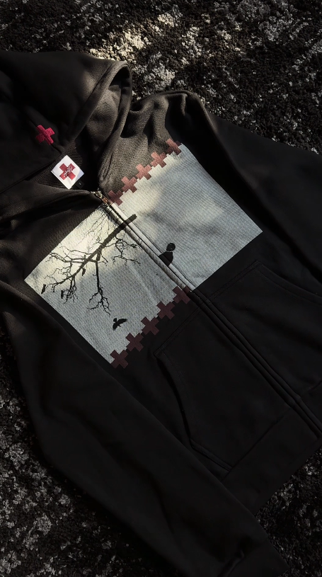 TWO SIDED WORLD HOODIE