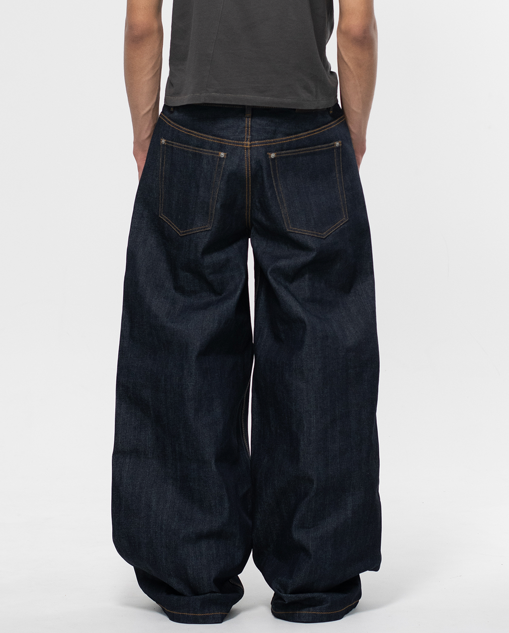MENES Okayama Raw Selvedge Baggy Jeans - Indigo