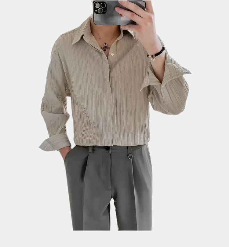 Vintage Long-Sleeved Shirt - Arvenis Co.