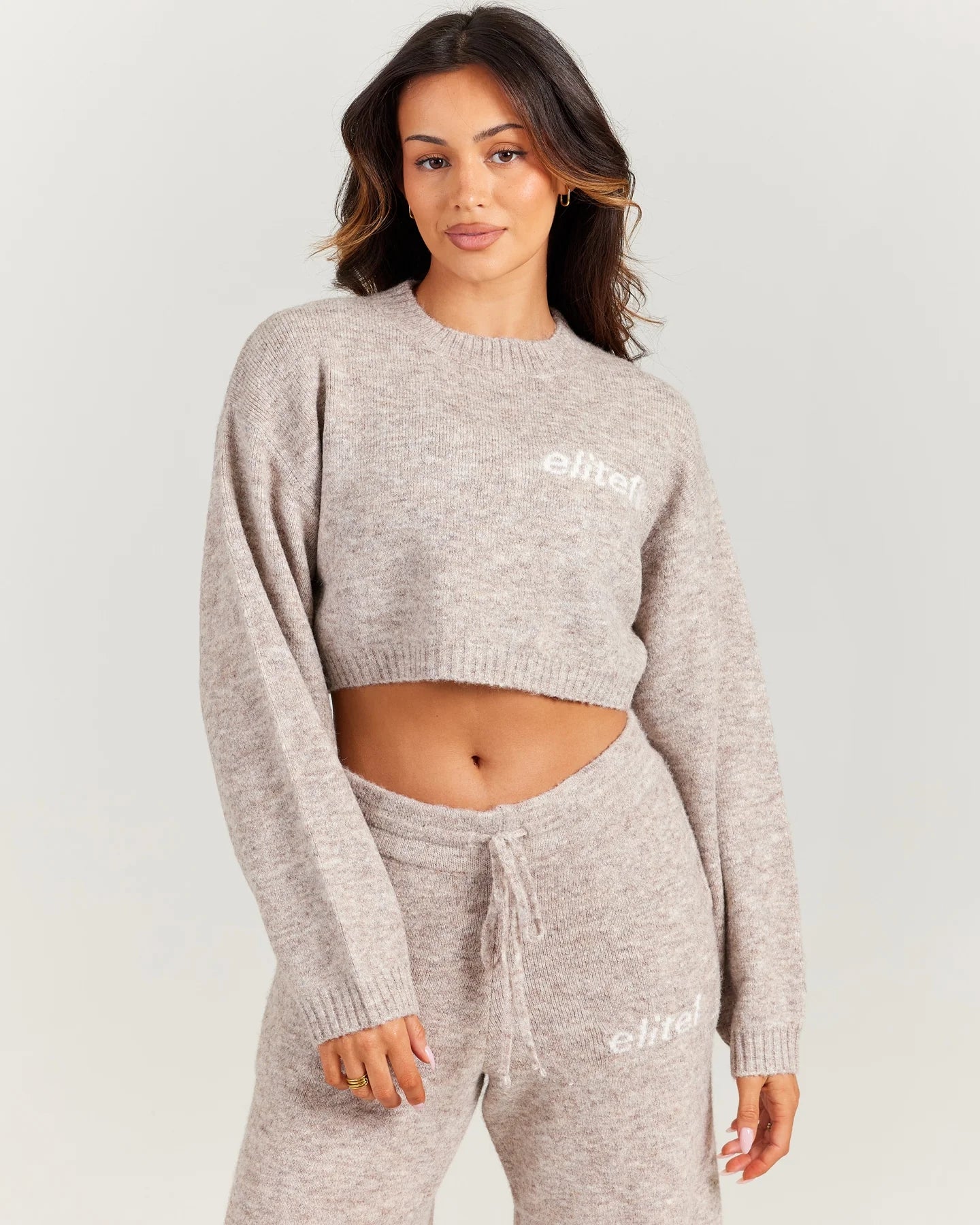 Knitted Cropped Crewneck (Buy 2 GET 1 FREE）