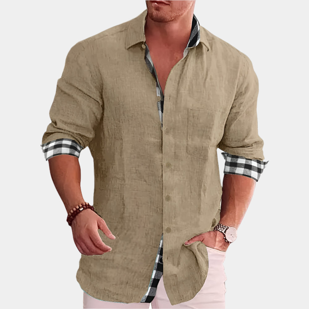 Arvenis UrbanEase Button-Down Shirt - Arvenis Co.