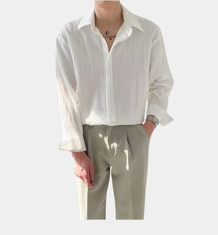 Vintage Long-Sleeved Shirt - Arvenis Co.